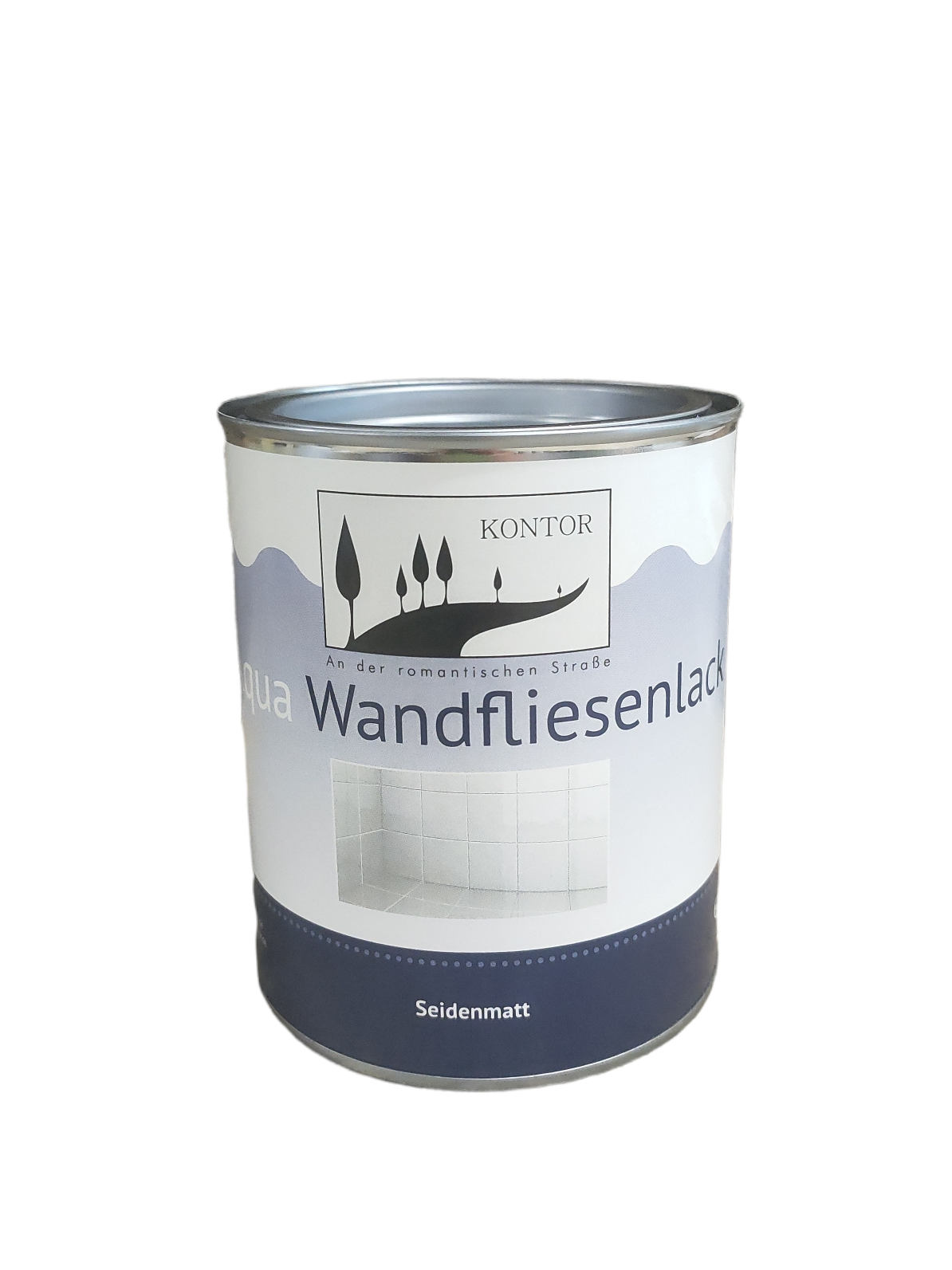 Kontor-Wandfliesenlack Kontor Aqua Wandfliesenlack weiß 750ml