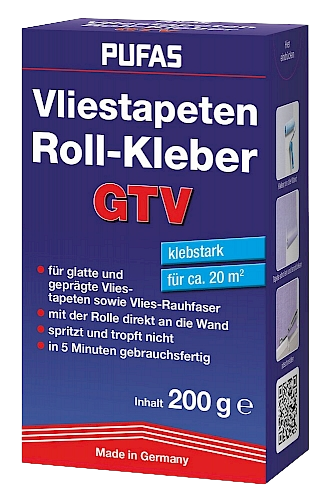 PUFAS GTV Roll-Kleber für Vliestapeten PUFAS GTV Roll-Kleber für Vliestapeten