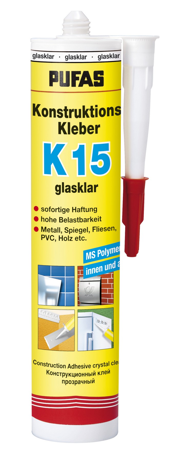 Konstruktionskleber PUFAS Kontruktions-Kleber K15 glasklar