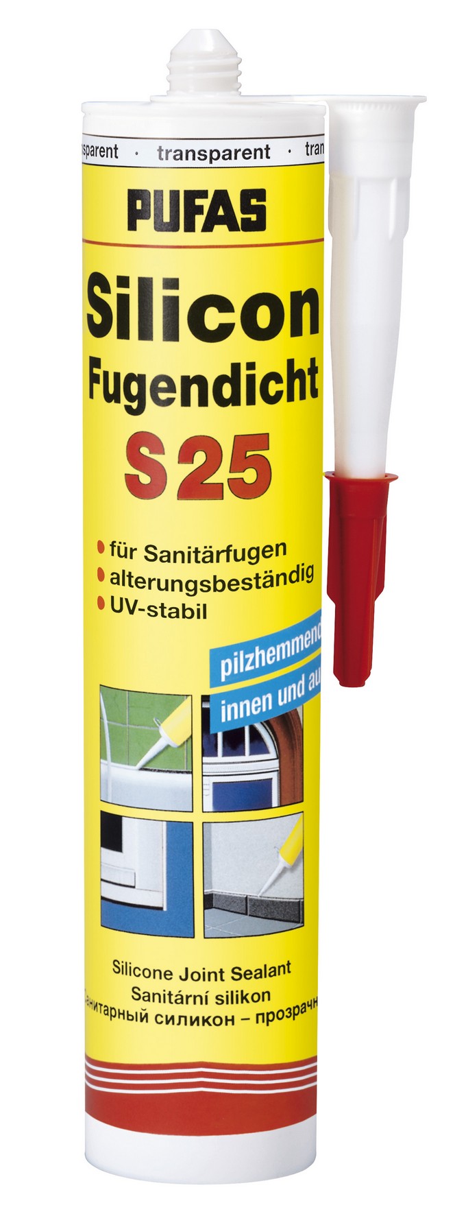 silicon_fugendicht_transparent PUFAS Silikon Fugendicht S25