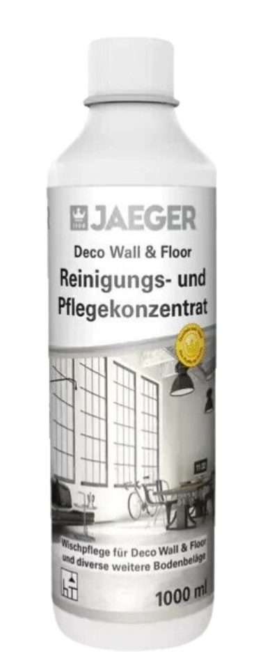 Jaeger Deco Wall & Floor Reinigungs- und Pflegekonzentrat 084 für Mikrozement 1L Jaeger Deco Wall & Floor Reinigungs- und Pflegekonzentrat 084 für Mikrozement 1L